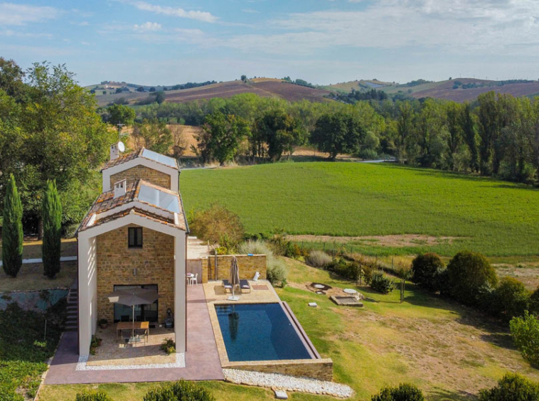 Country House Montecarotto Ancona Marche Italy Design