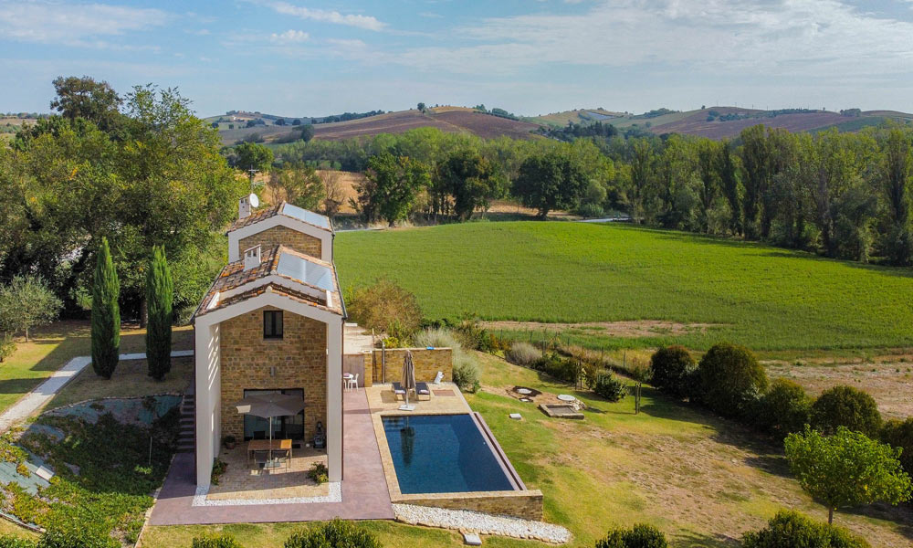 Country House Montecarotto Ancona Marche Italy Design