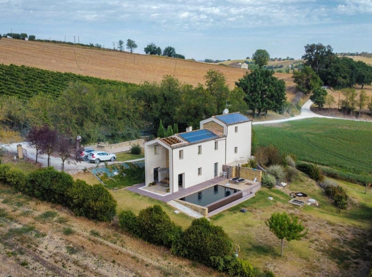 Country House Montecarotto Ancona Marche Italy Design