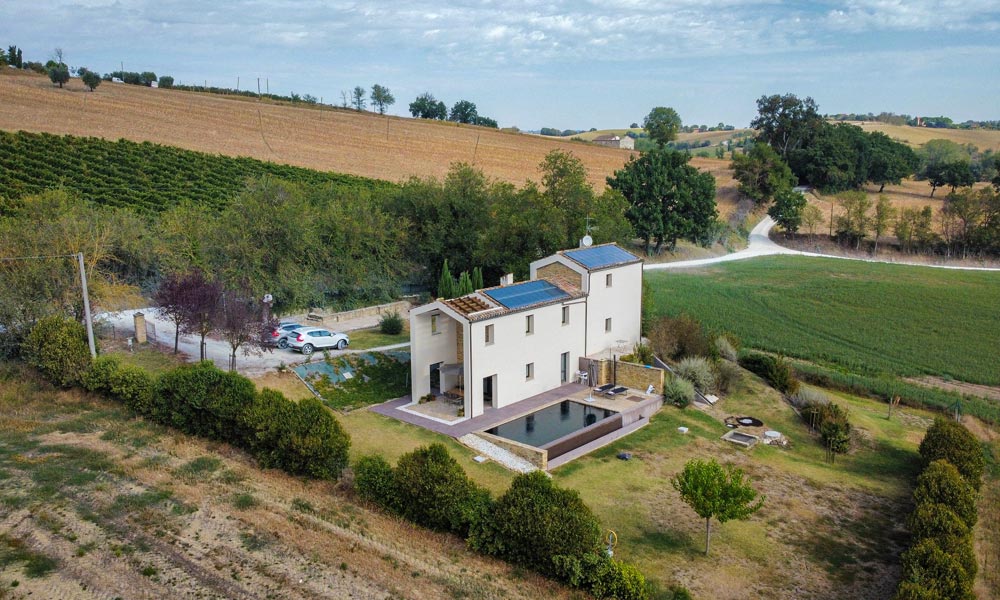 Country House Montecarotto Ancona Marche Italy Design