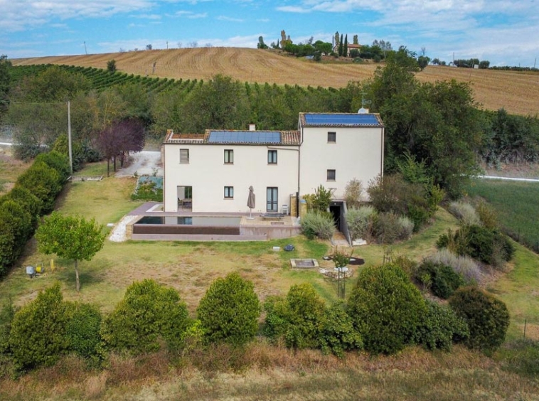 Country House Montecarotto Ancona Marche Italy Design