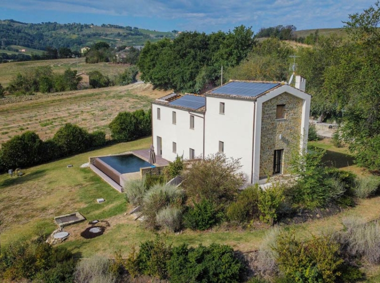 Country House Montecarotto Ancona Marche Italy Design