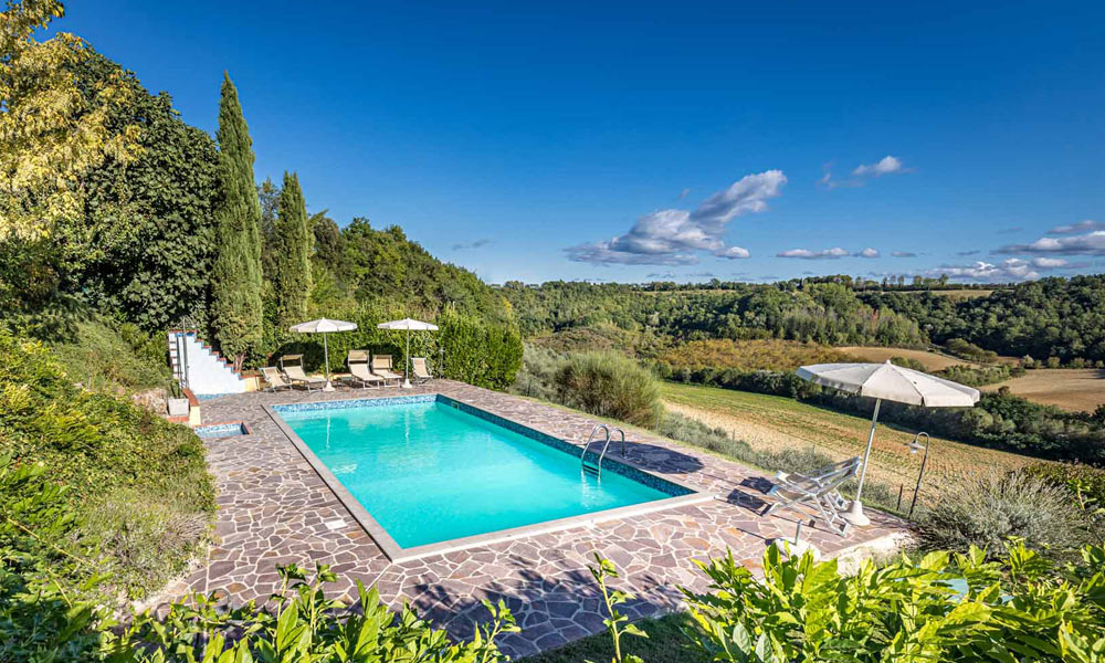 Country House San Gimignano Siena Tuscany Swimming Pool