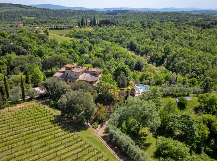 Villa Castelnuovo Berardenga Siena Tuscany Italy Luxury