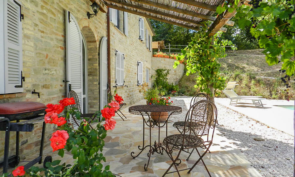 Farmhouse Monte San Martino Marche Italy Pool