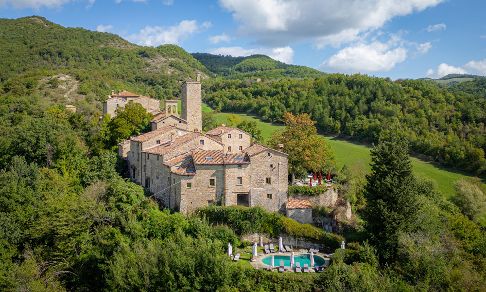 Castle Mercatello Metauro Borgo Marche Italy Agriturismo