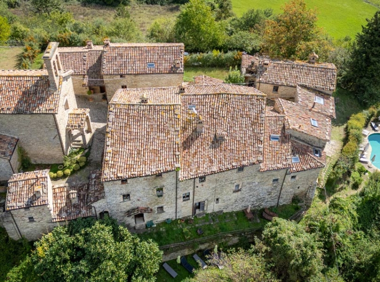 Castle Mercatello Metauro Borgo Marche Italy Agriturismo