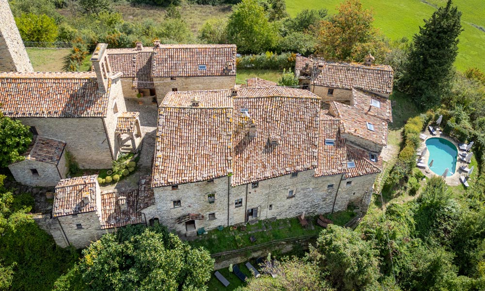 Castle Mercatello Metauro Borgo Marche Italy Agriturismo