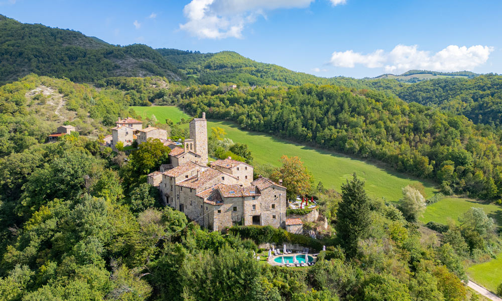 Castle Mercatello Metauro Borgo Marche Italy Agriturismo