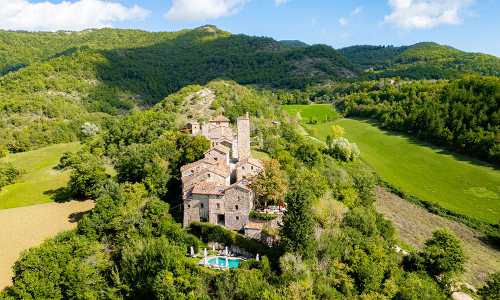 Castle Mercatello Metauro Borgo Marche Italy Agriturismo