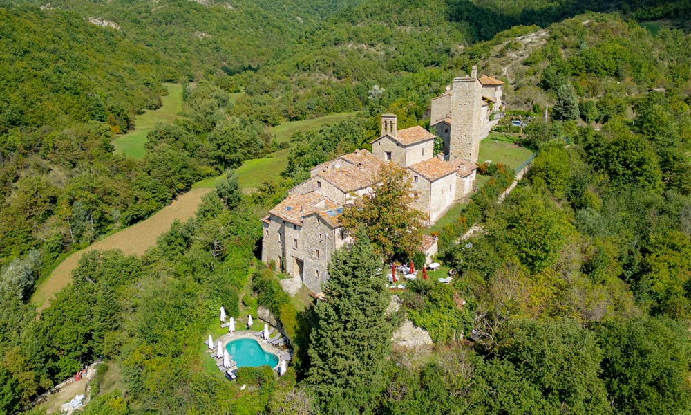 Castle Mercatello Metauro Borgo Marche Italy Agriturismo