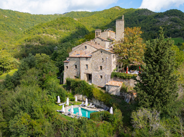 Castle Mercatello Metauro Borgo Marche Italy Agriturismo