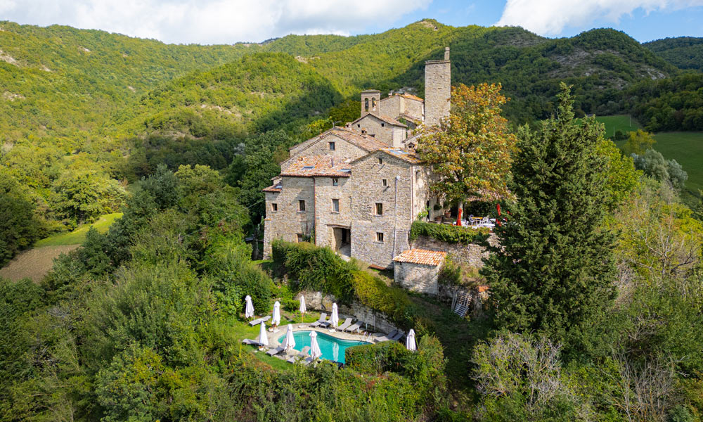 Castle Mercatello Metauro Borgo Marche Italy Agriturismo