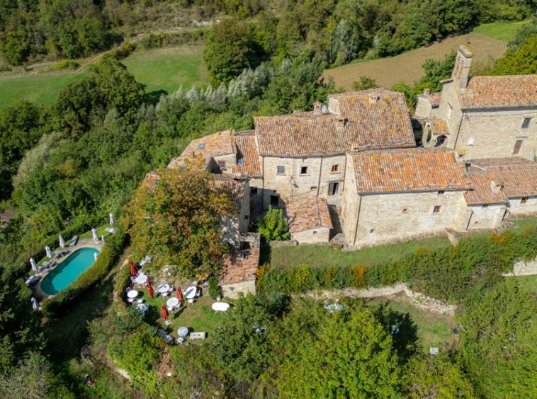 Castle Mercatello Metauro Borgo Marche Italy Agriturismo