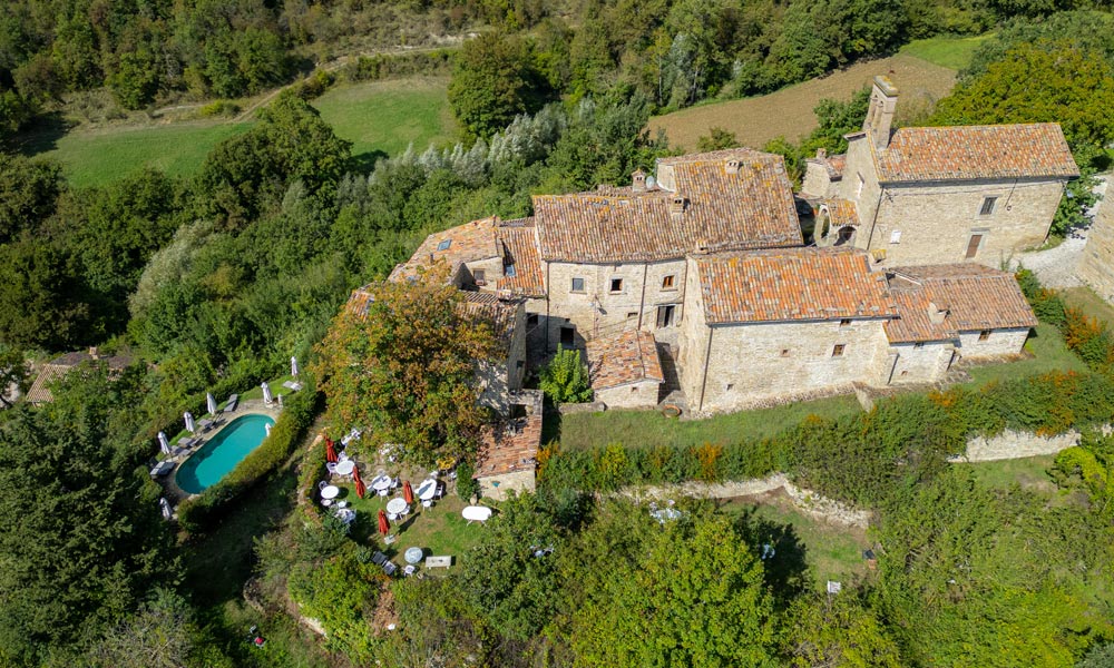 Castle Mercatello Metauro Borgo Marche Italy Agriturismo