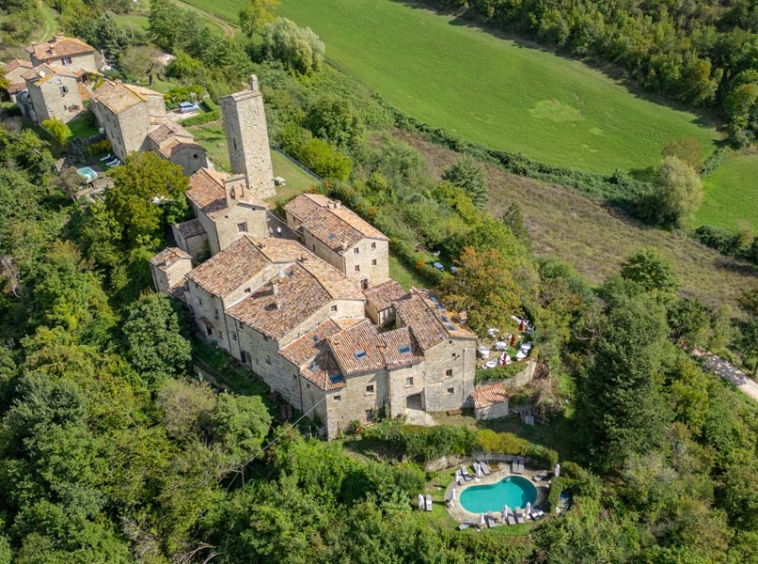 Castle Mercatello Metauro Borgo Marche Italy Agriturismo