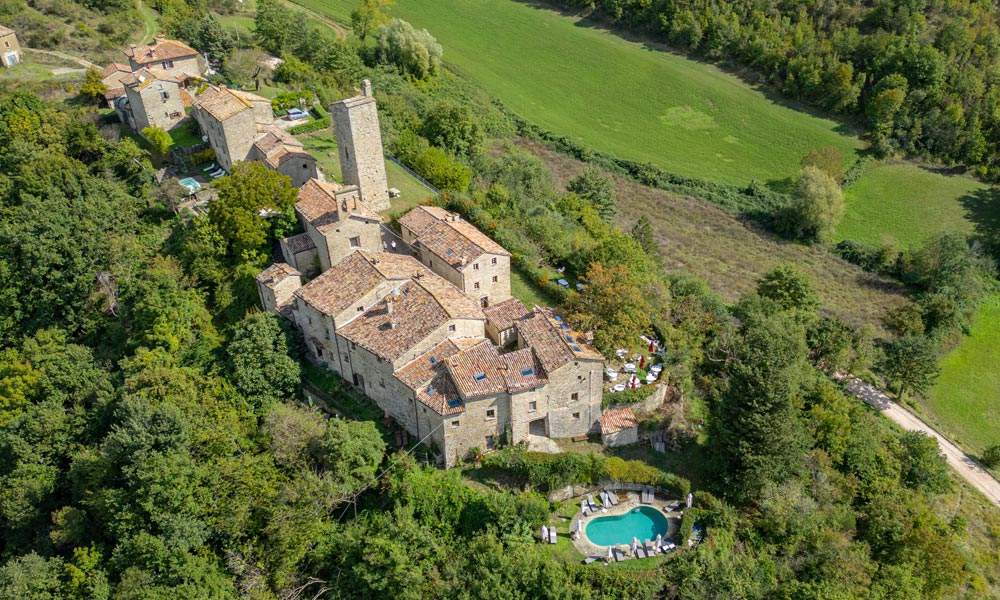 Castle Mercatello Metauro Borgo Marche Italy Agriturismo