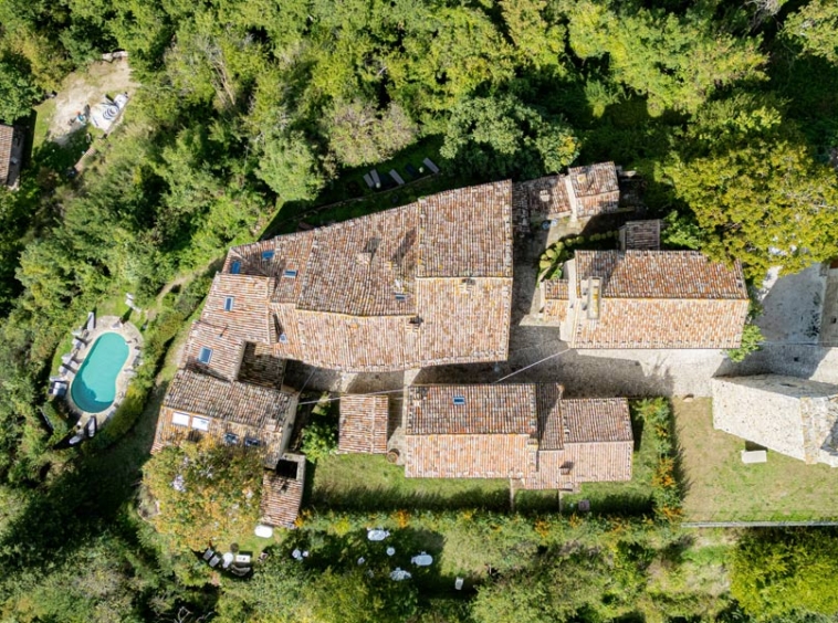 Castle Mercatello Metauro Borgo Marche Italy Agriturismo