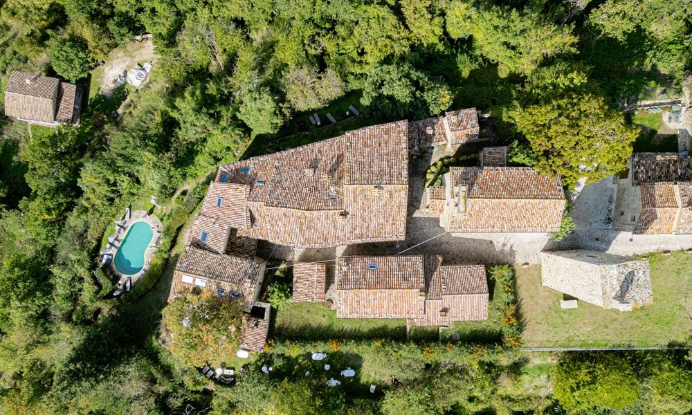 Castle Mercatello Metauro Borgo Marche Italy Agriturismo