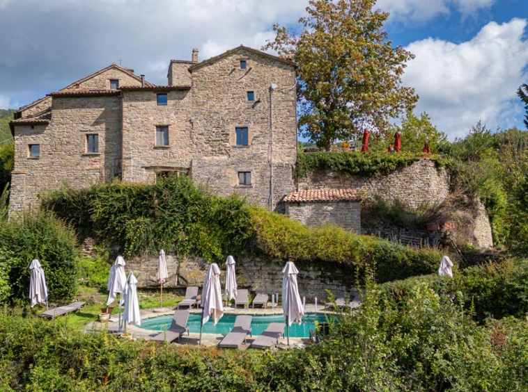 Castle Mercatello Metauro Borgo Marche Italy Agriturismo