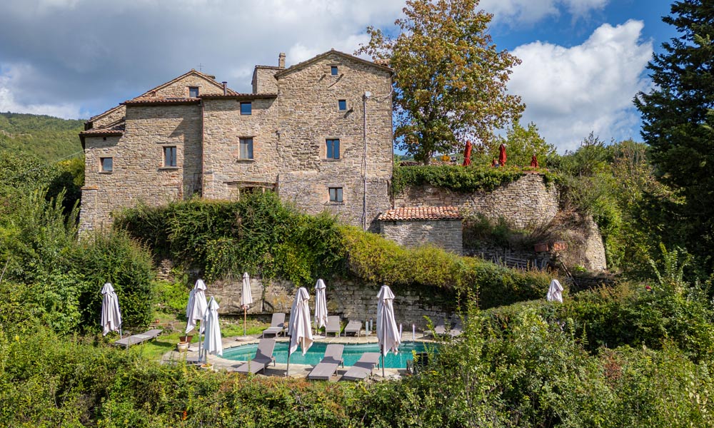 Castle Mercatello Metauro Borgo Marche Italy Agriturismo