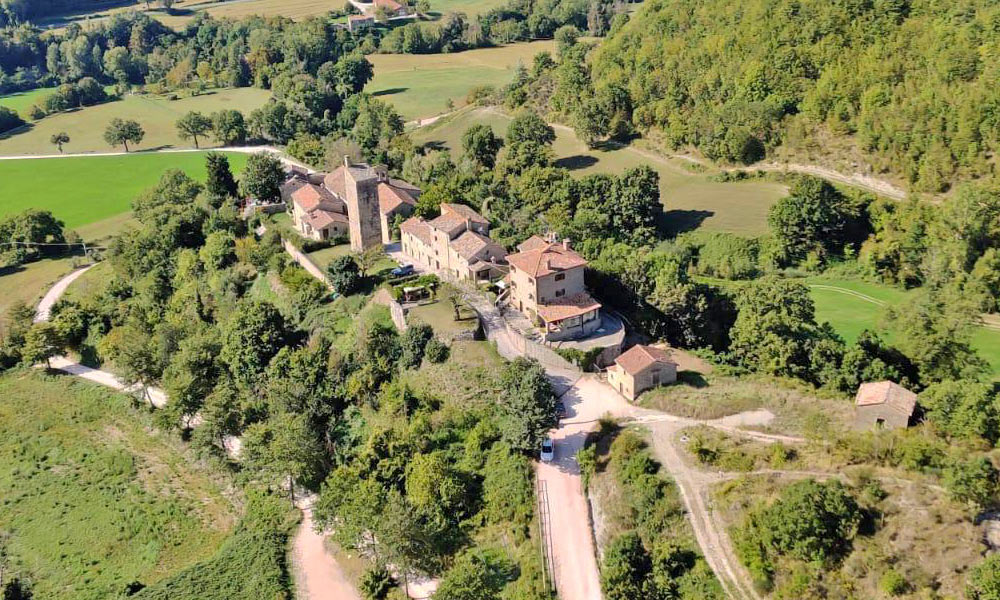 Castle Mercatello Metauro Marche Italy Borgo