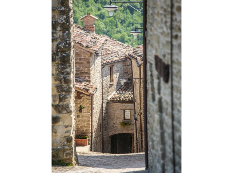 Castle Mercatello Metauro Marche Italy Borgo