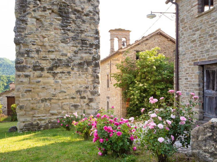 Castle Mercatello Metauro Marche Italy Borgo