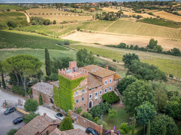 Medieval Villa Montepulciano Siena Tuscany Italy