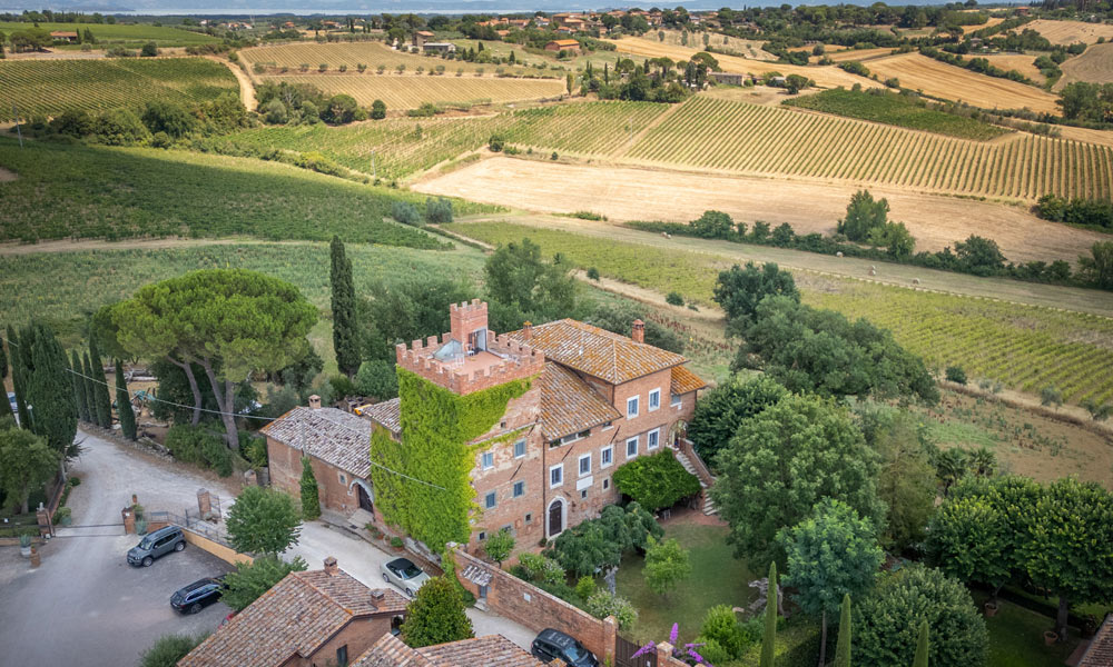 Medieval Villa Montepulciano Siena Tuscany Italy