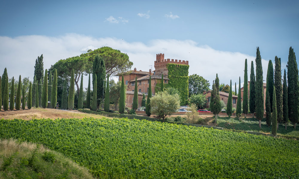 Medieval Villa Montepulciano Siena Tuscany Italy