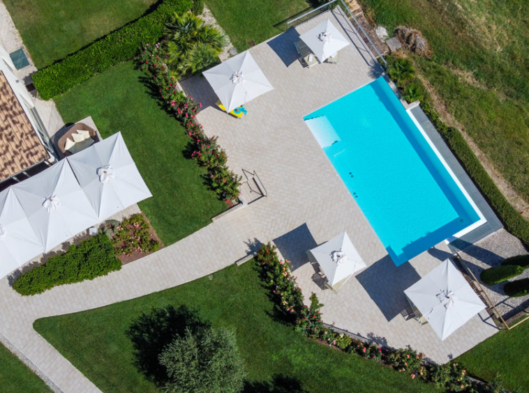 Villa Monte San Vito Ancona Marche Italy Pool