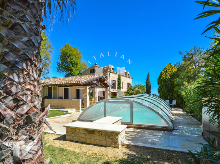 Farmhouse Lapedona Fermo Marche Italy Panorama