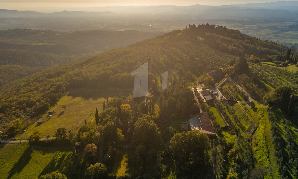 Villa Arezzo Tuscany Tennis Court Italy