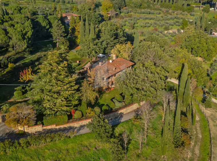 Villa Arezzo Tuscany Tennis Court Italy