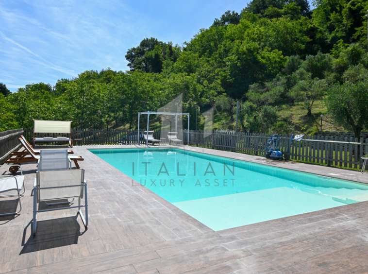 Agriturismo Ponzano Fermo Marche Italy Panorama Pool