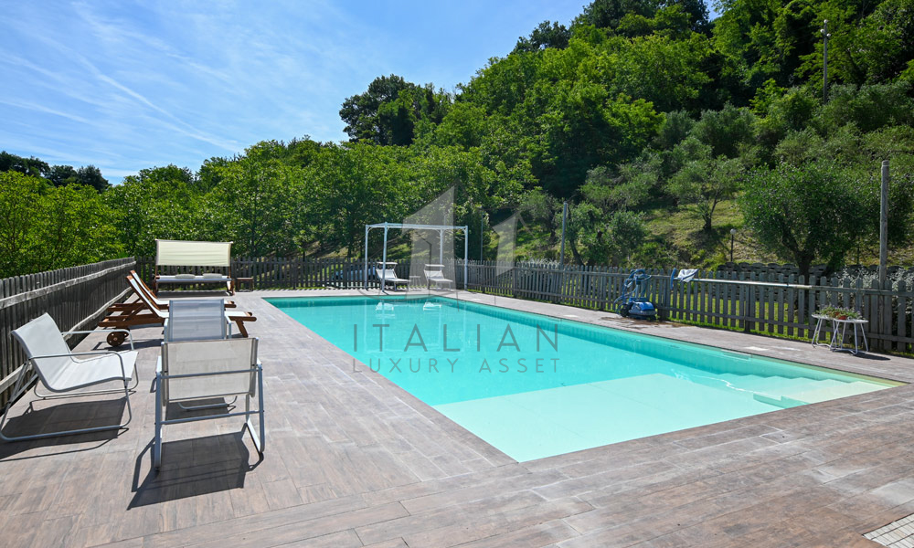 Agriturismo Ponzano Fermo Marche Italy Panorama Pool
