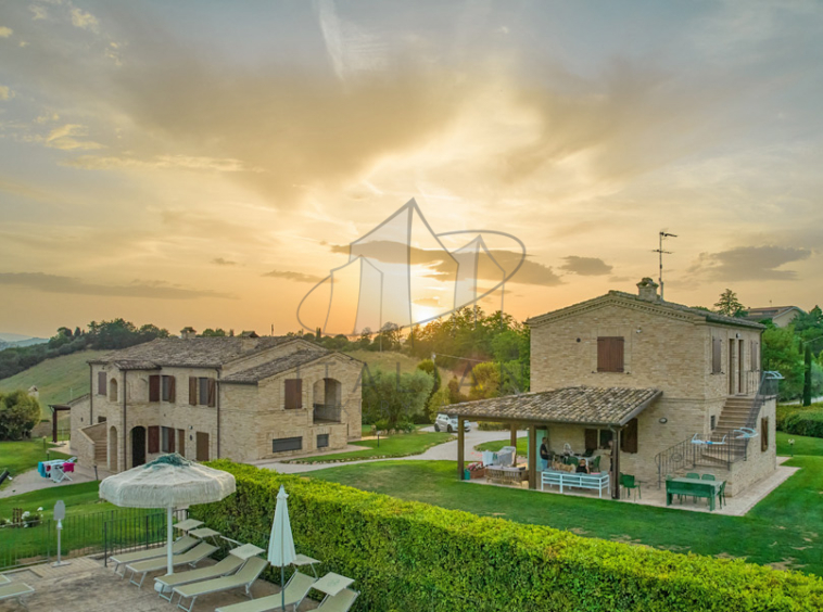 Agriturismo Ponzano Fermo Marche Italy Panorama