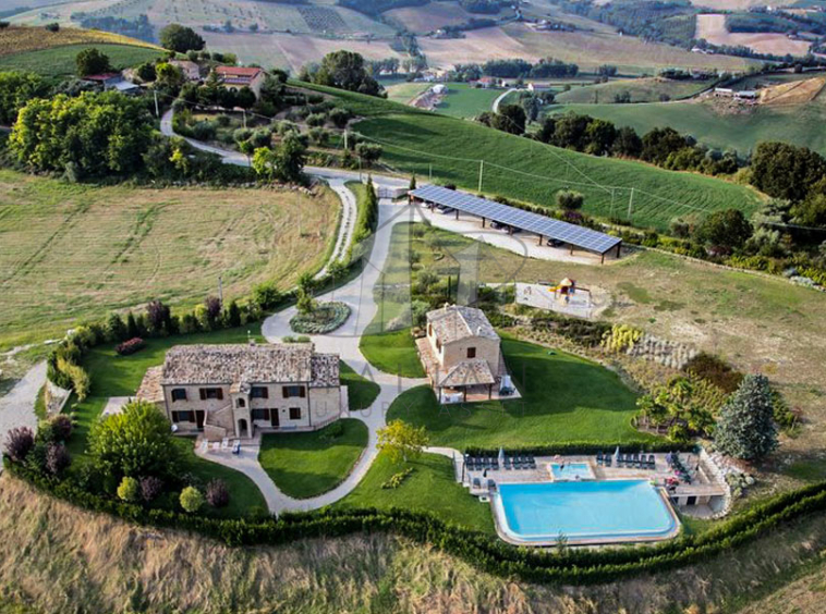 Agriturismo Ponzano Fermo Marche Italy Panorama