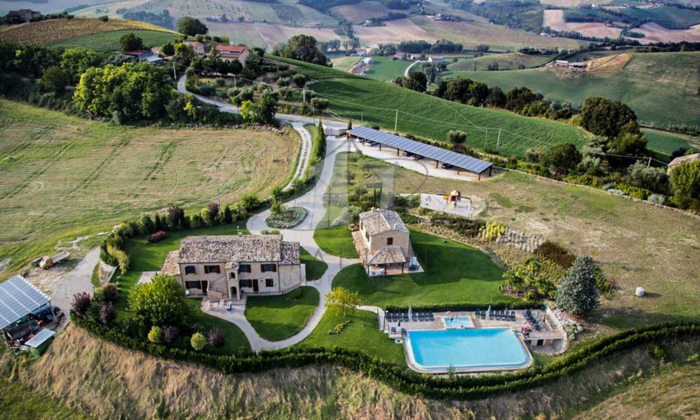 Agriturismo Ponzano Fermo Marche Italy Panorama