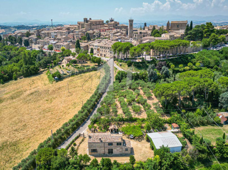 Farmhouse Montelupone Macerata Marche Italy Panorama