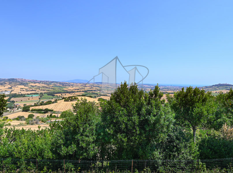 Farmhouse Montelupone Macerata Marche Italy Panorama
