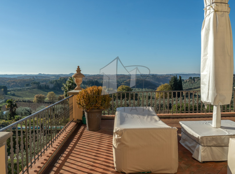 Historic Villa Chianti Vineyard Florence Tuscany Italy