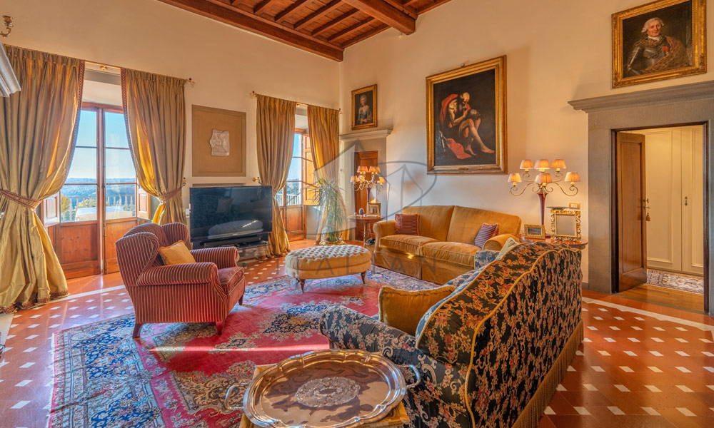 Historic Villa Chianti Vineyard Florence Tuscany Italy