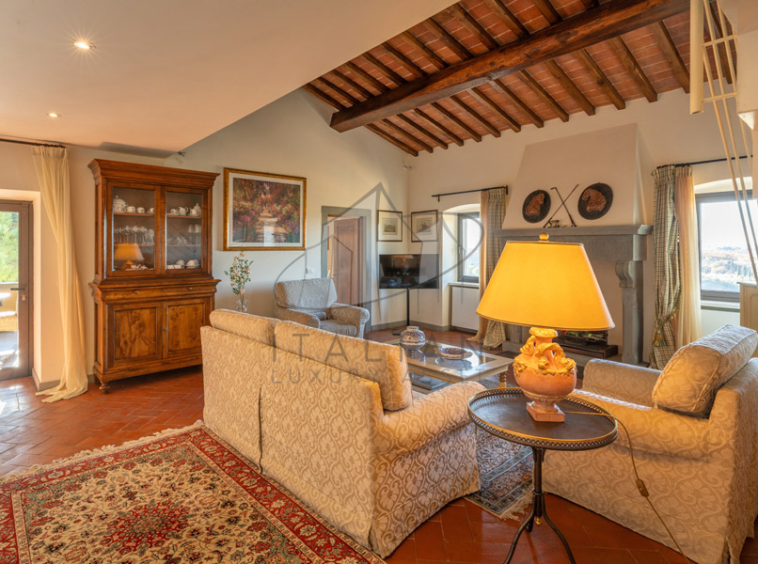 Historic Villa Chianti Vineyard Florence Tuscany Italy