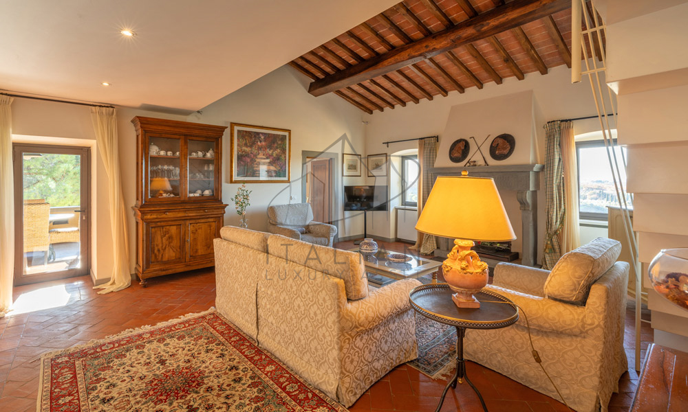 Historic Villa Chianti Vineyard Florence Tuscany Italy