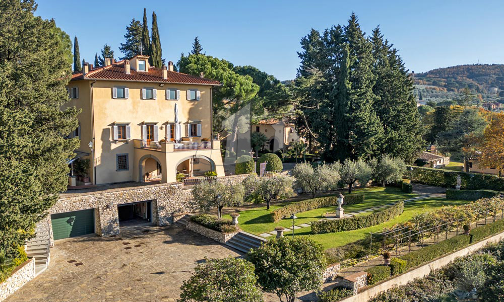 Historic Villa Chianti Vineyard Florence Tuscany Italy
