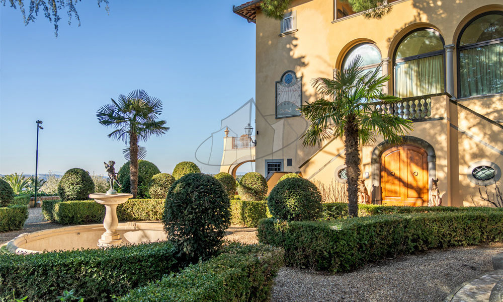 Historic Villa Chianti Vineyard Florence Tuscany Italy