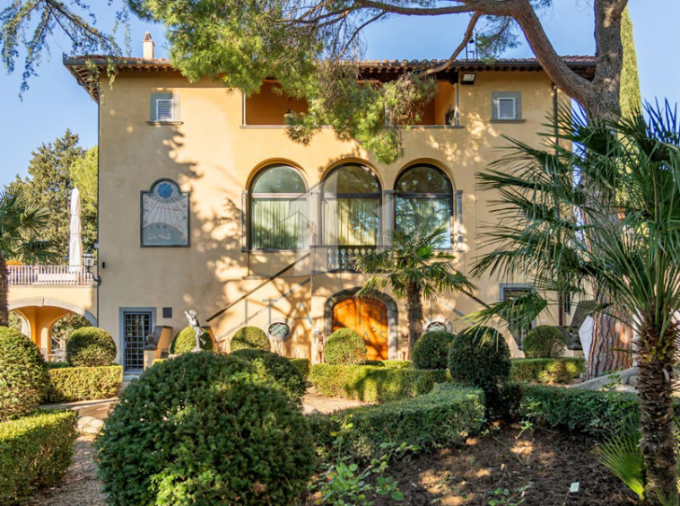 Historic Villa Chianti Vineyard Florence Tuscany Italy