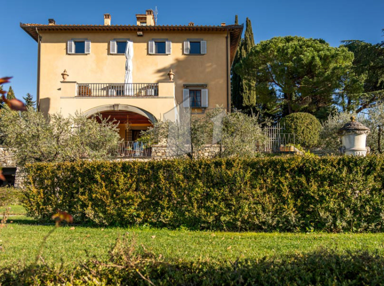 Historic Villa Chianti Vineyard Florence Tuscany Italy